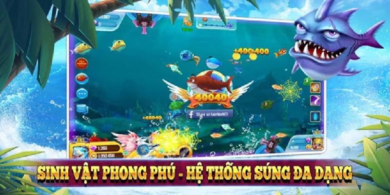 Sự đa dạng về bắn cá ngôi sao Kingfun vũ khí